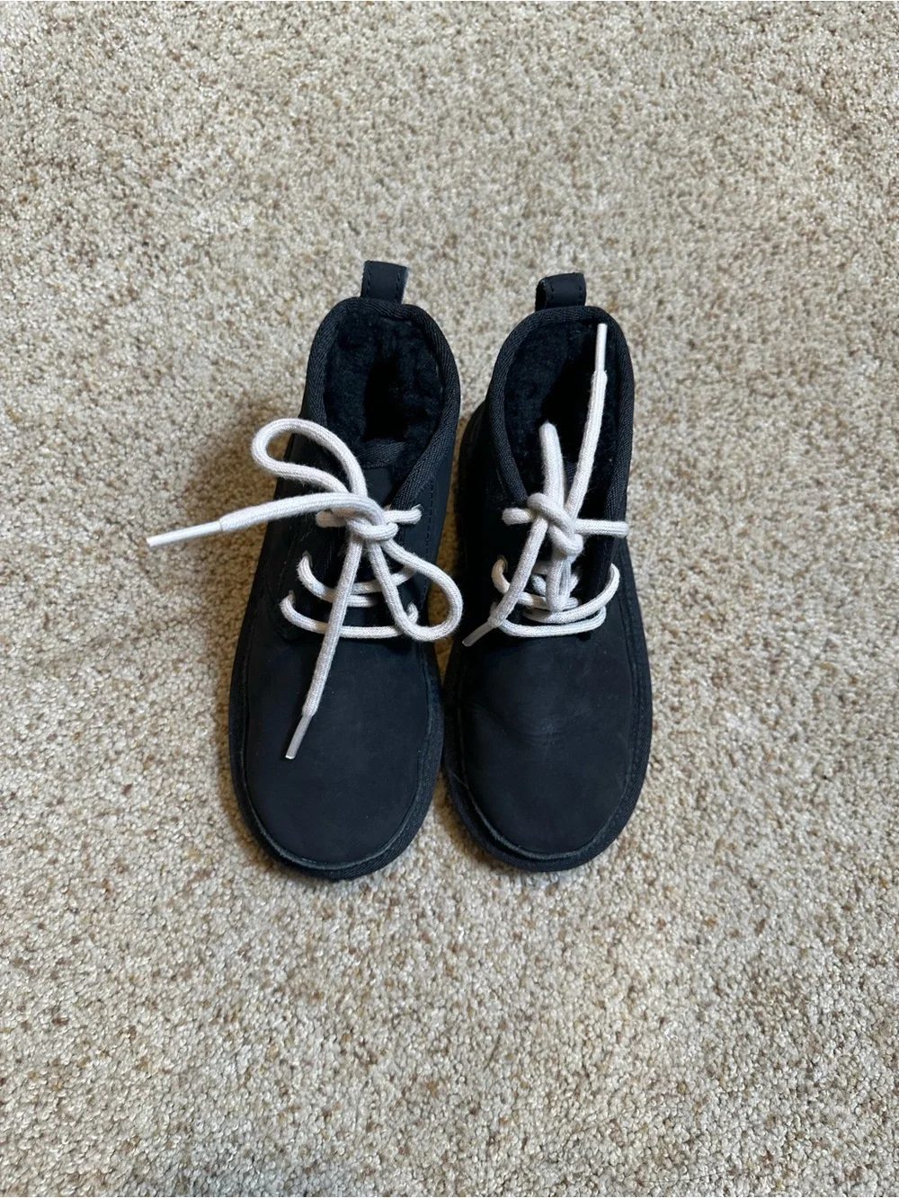 UGG Kids Black Neumel II Chukka Boots